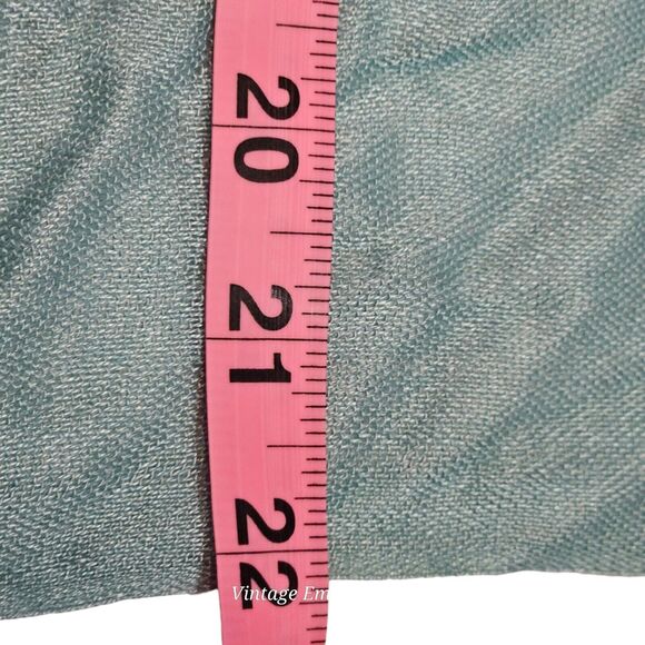 Taleen Aqua Turquoise Scarf Blue Shimer Head Wrap Pashima Stole Bohemian Hijab - Picture 7 of 8